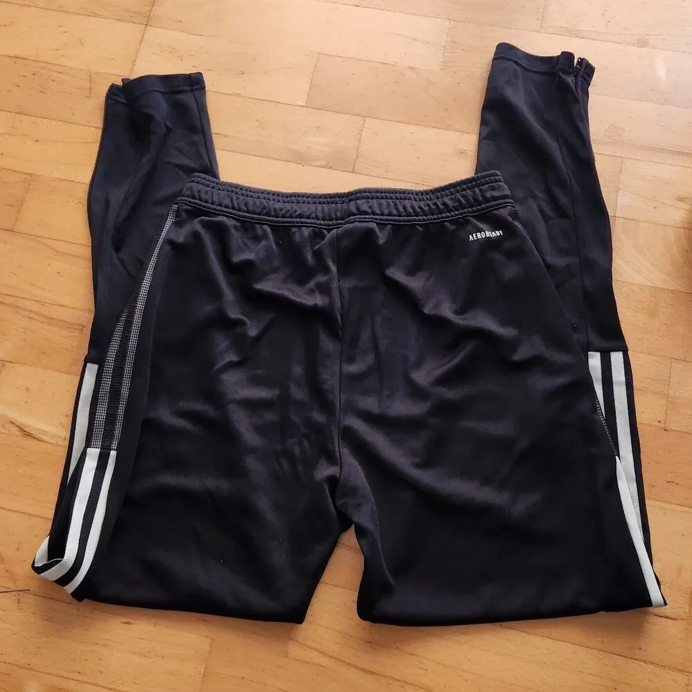 Adidas Track Pants Mens Athletic AeroReady Training Pants, Medium